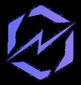 Blue isometric hexagonal arrow logo pointing right, representing forward motion or progress